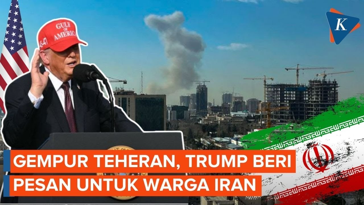 Pesan Trump untuk Warga Iran: Jangan Keluar Rumah, Ada Bom di Mana-mana