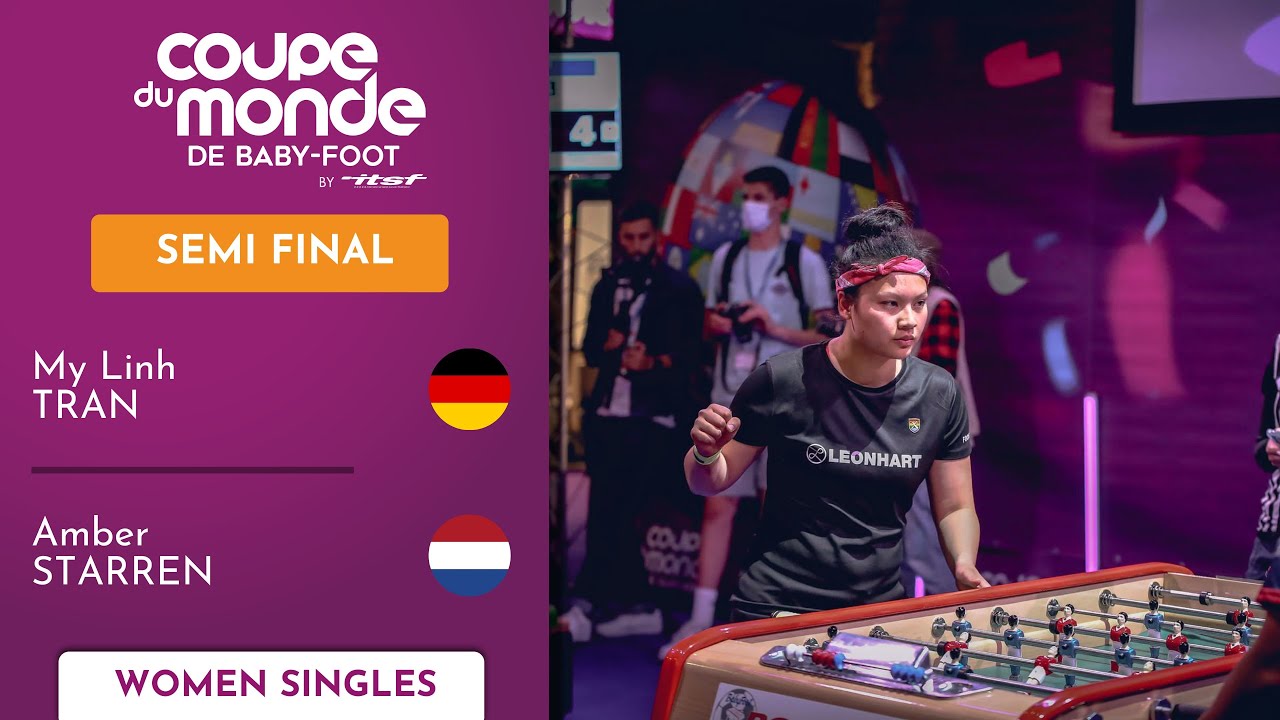 2022 ITSF World Cup - Women Singles Semi final - My Linh TRAN 🇩🇪 vs Amber STARREN 🇳🇱
