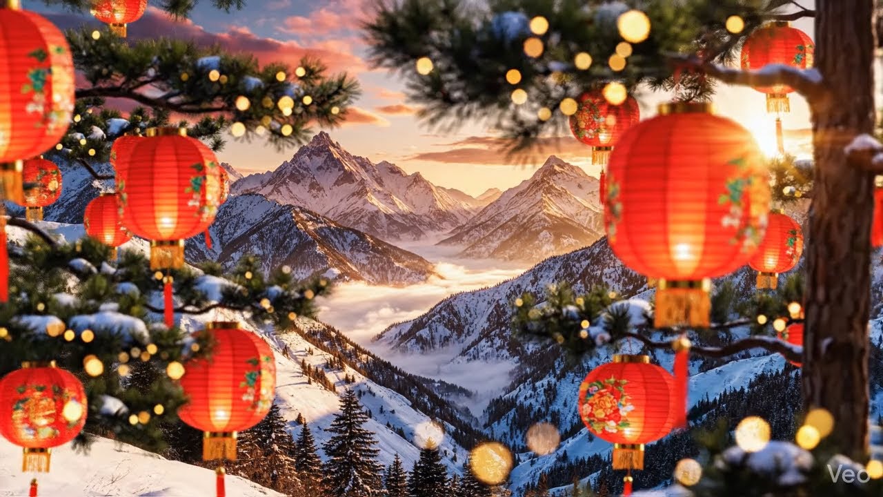 Chinese Lunar New Year 2026 CCTV Style - 1 Hour CNY Background Video Year of the Horse