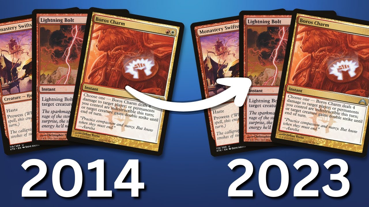 This modern deck hasn't changed in 9 years