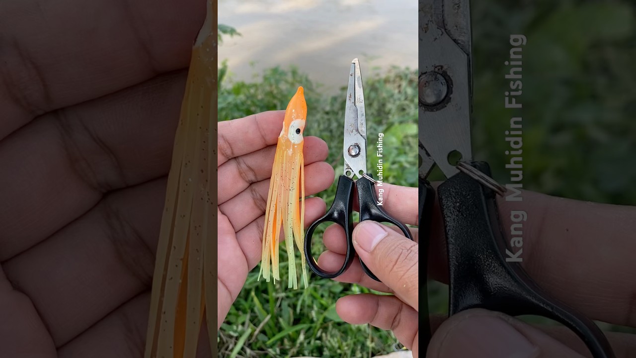 Amazing fishing bait soft lure 👍👍 #fishing #mancing #angler