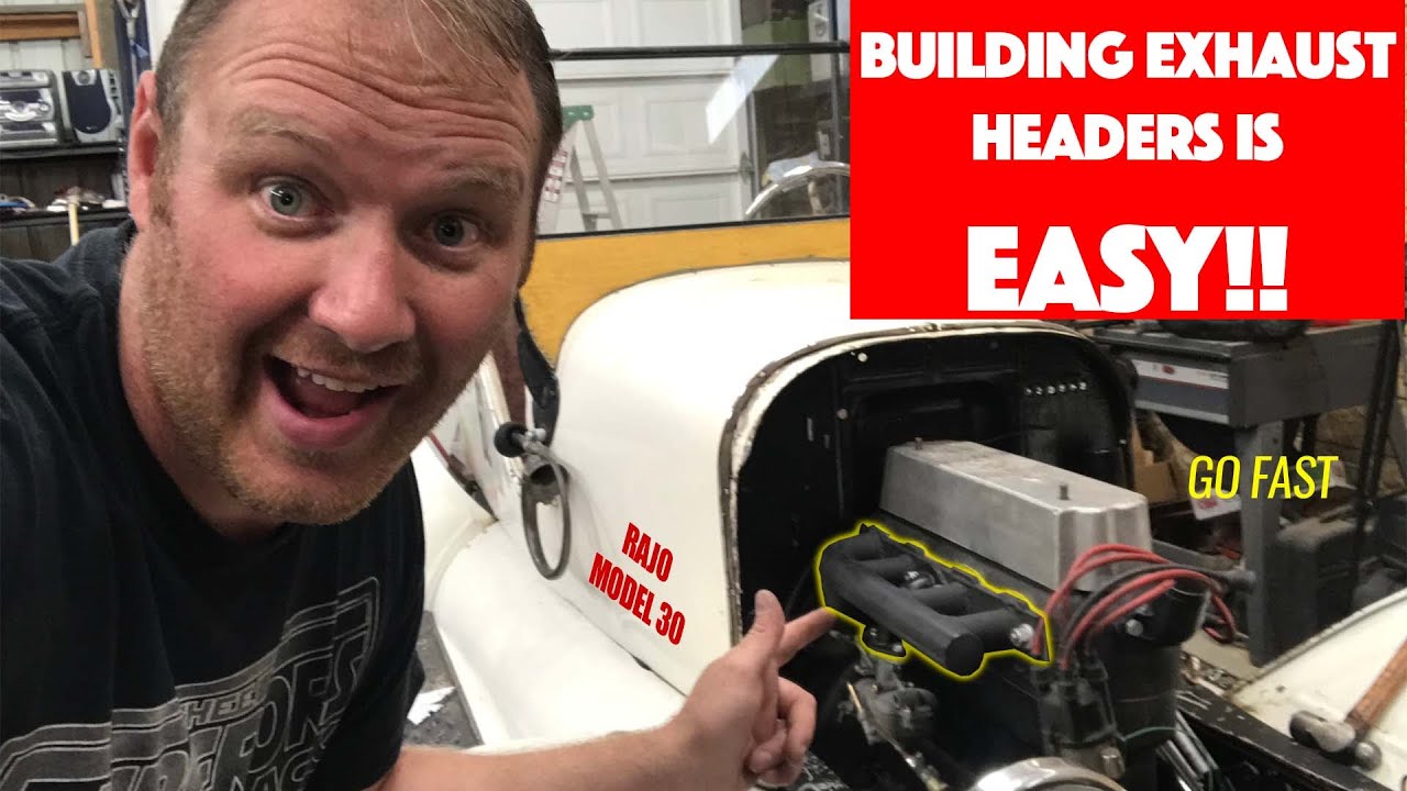 Model T Speedster Rebuild: Rajo OHV tube header!