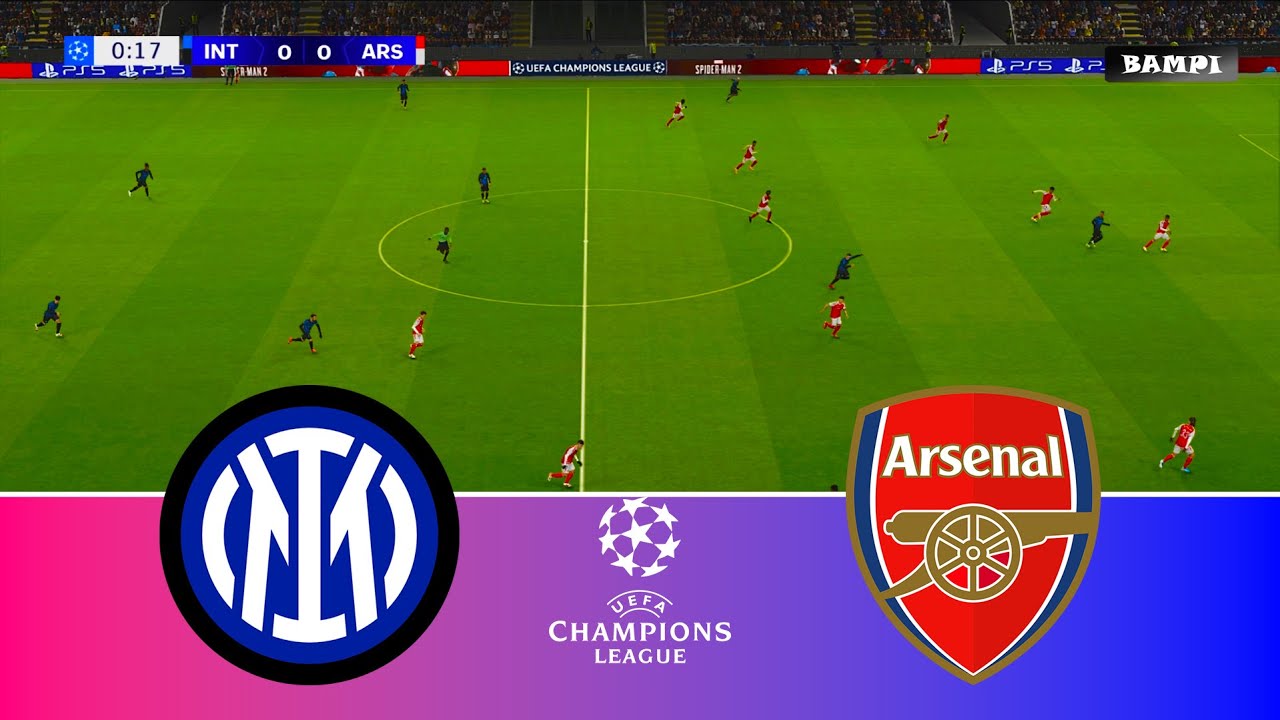 Inter Milan vs Arsenal - UEFA Champions League 2026 / Full Match All Goals / PES 21 Gameplay