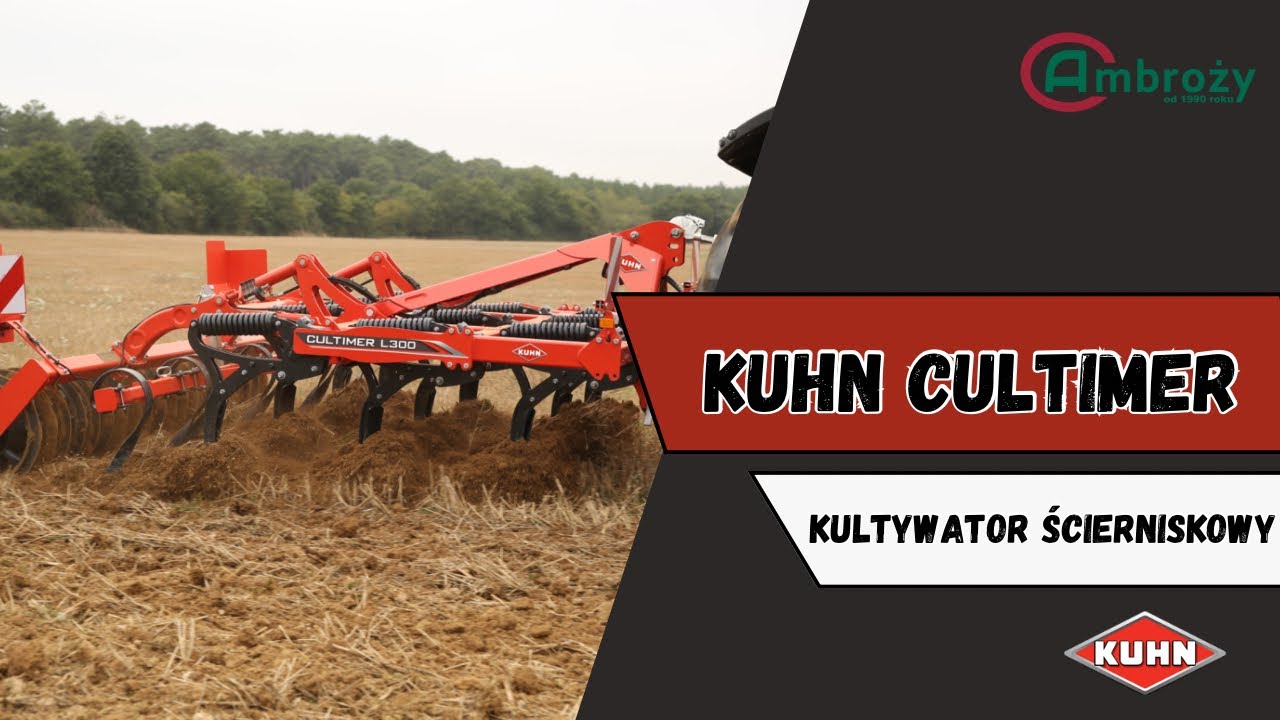 Kultywator do uprawy bezorkowej! KUHN CULTIMER.