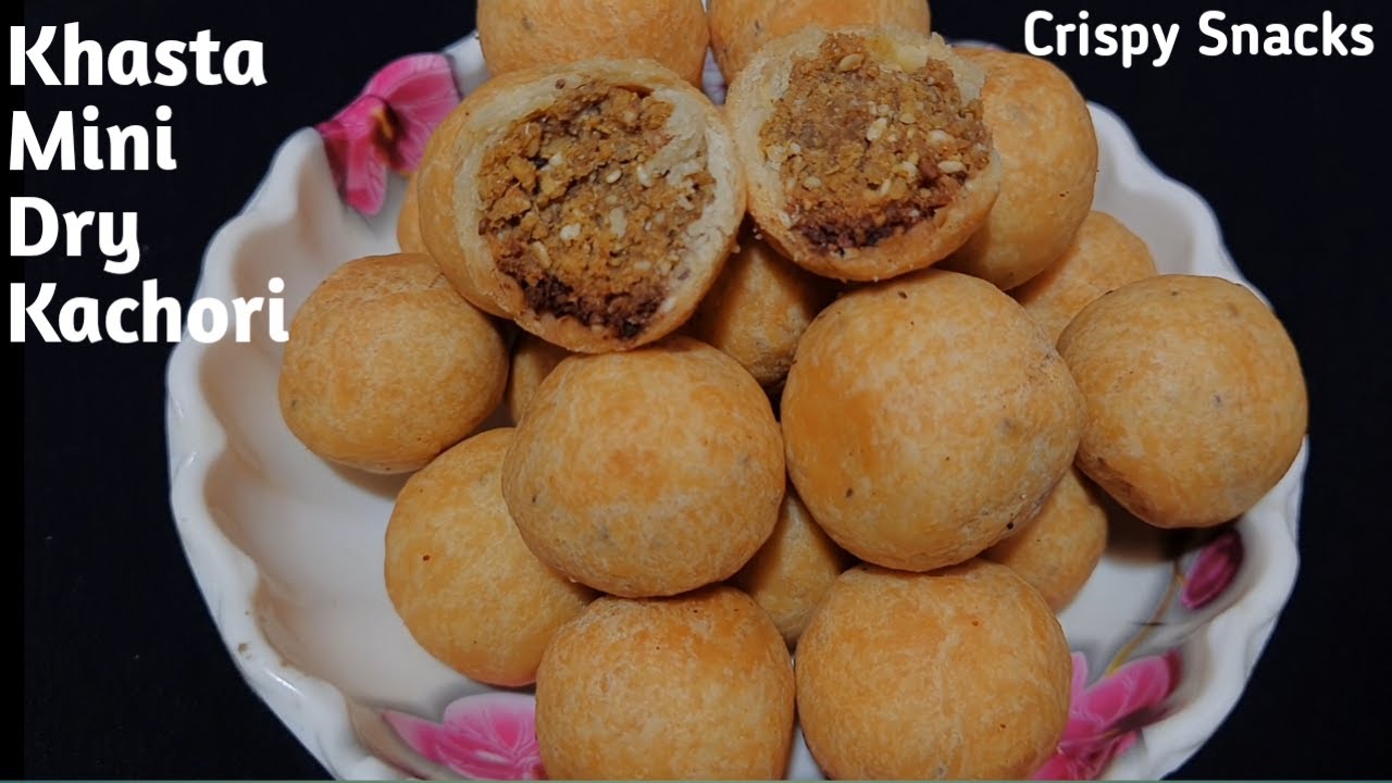 खास टिप्स के साथ बनाये परफेक्ट मिनी खस्ता कचौरी  | Mini Khasta Kachori Haldiram Style | Mini Kachori