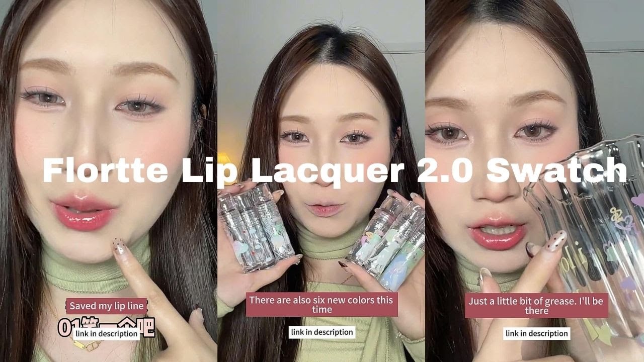 Flortte Lip Lacquer 2.0 Swatch