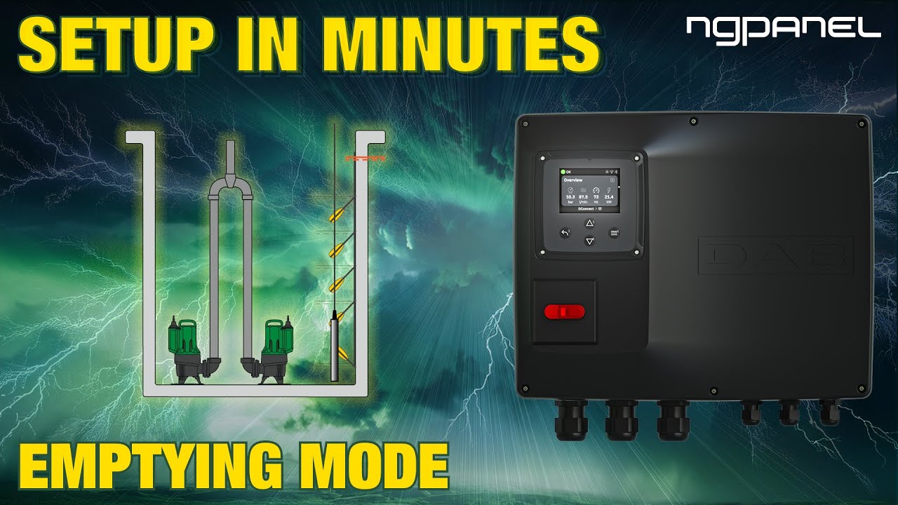 Configure the DAB NgPanel for Drainage - Next Gen Pump Control - Wastewater & Drainage