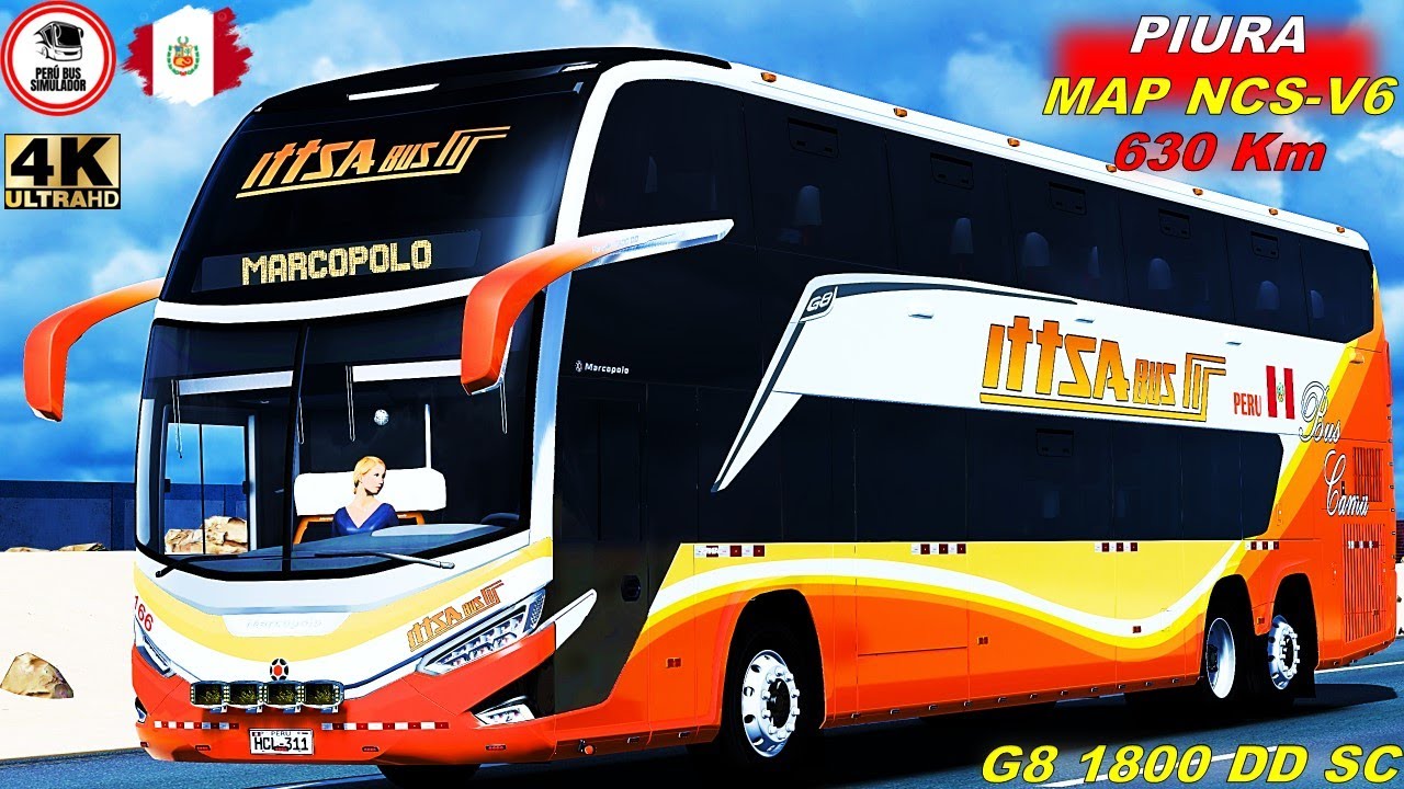 #lima @ #piura / Map Perú NCS-V3 / ITTSA / #NcsMap #Ets2Perù #MpsMap #busesdelperu