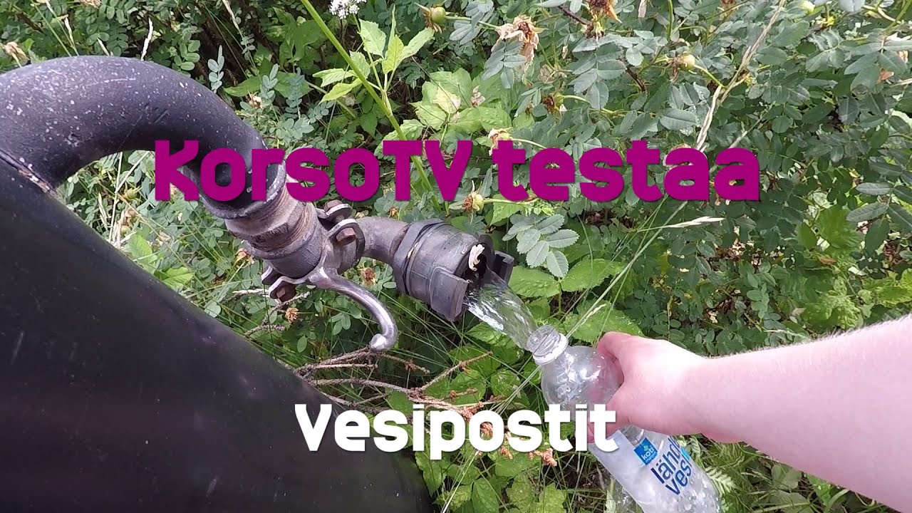 KorsoTV testaa: HSY:n yleiset vesipostit