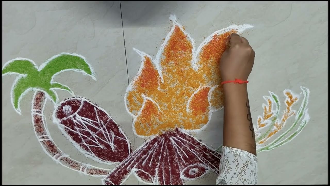 Bhogi Kundala Muggu | Sankranthi Muggulu #chukkalamuggu #bhogikundalamuggulu #sankranthimuggulu 