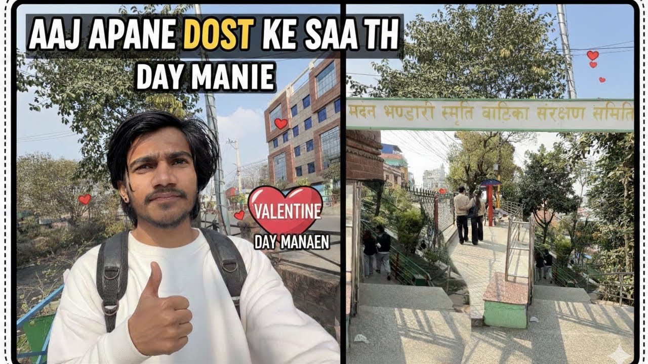 Aaj apane dost ke saath Valentine day Manaya @arbinsinghvlogs 