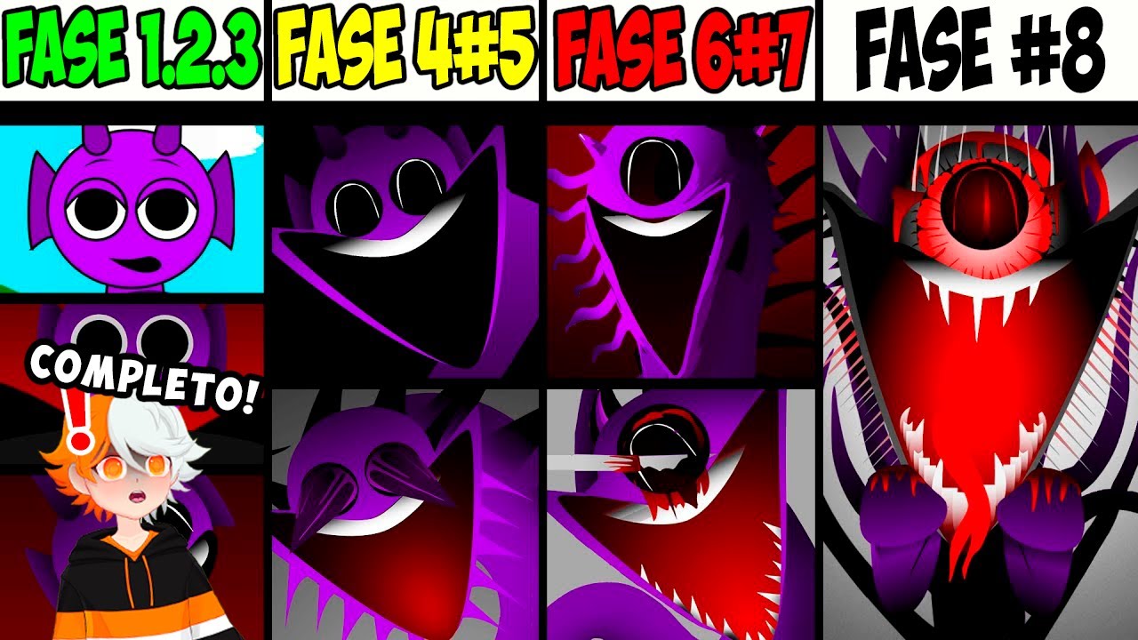 SPRUNKI Fase 1-2 VS Fase 3 VS Fase 4 VS Fase 5 VS Fase 6 VS Fase 7 VS FASE 8 💀 | GabSolf en SPRUNKI
