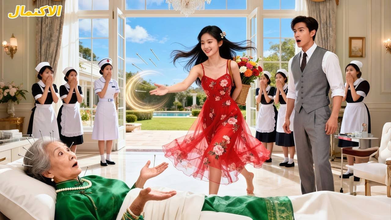 التقط الـCEO فتاة متسولة بالشارع، ولم يتوقع أن تشفي جدته الغائبة عن الوعي بإبرة واحدة! انقلب القدر!