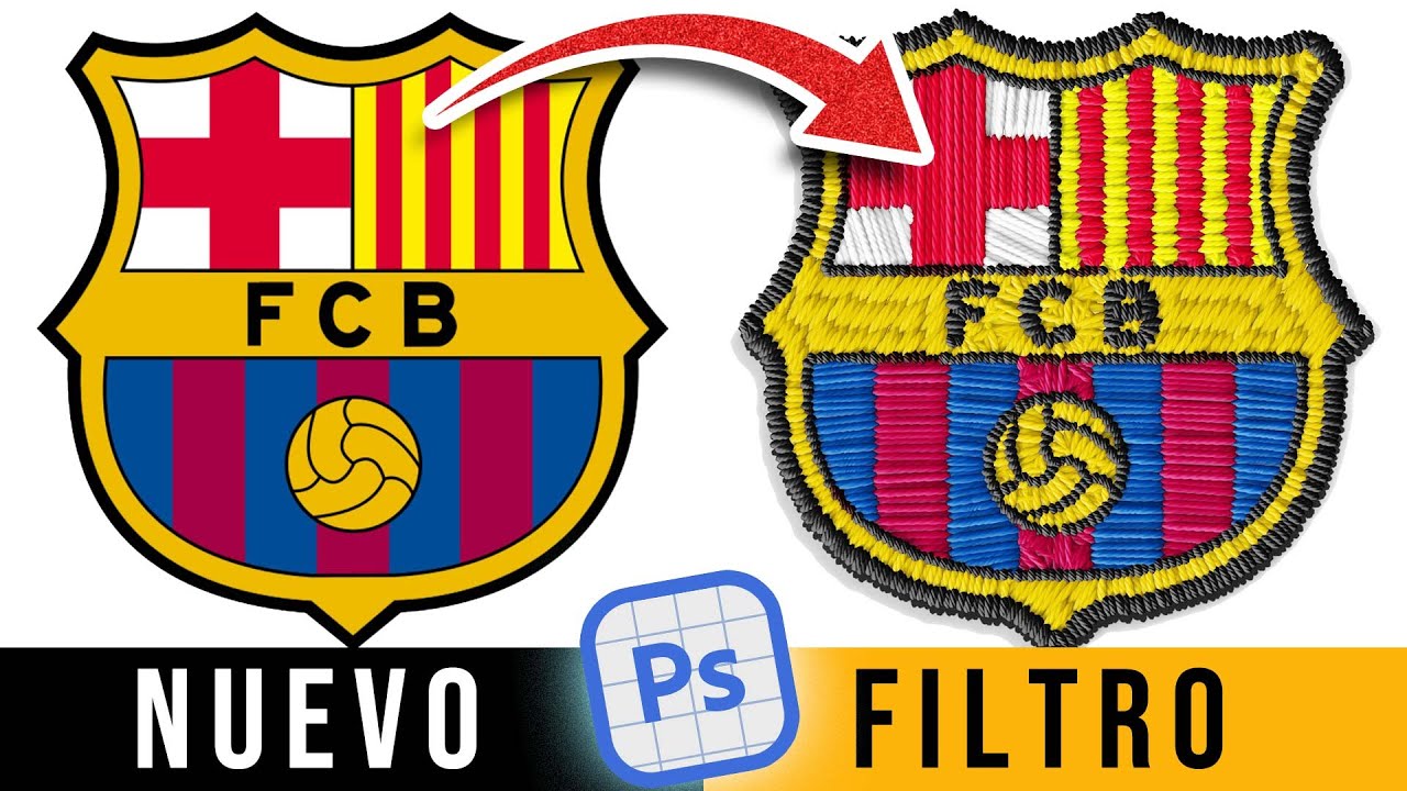 🤩 ¡¡NUEVO FILTRO EN PHOTOSHOP (beta)!! ¡Bordados perfectos con un clic! 👌