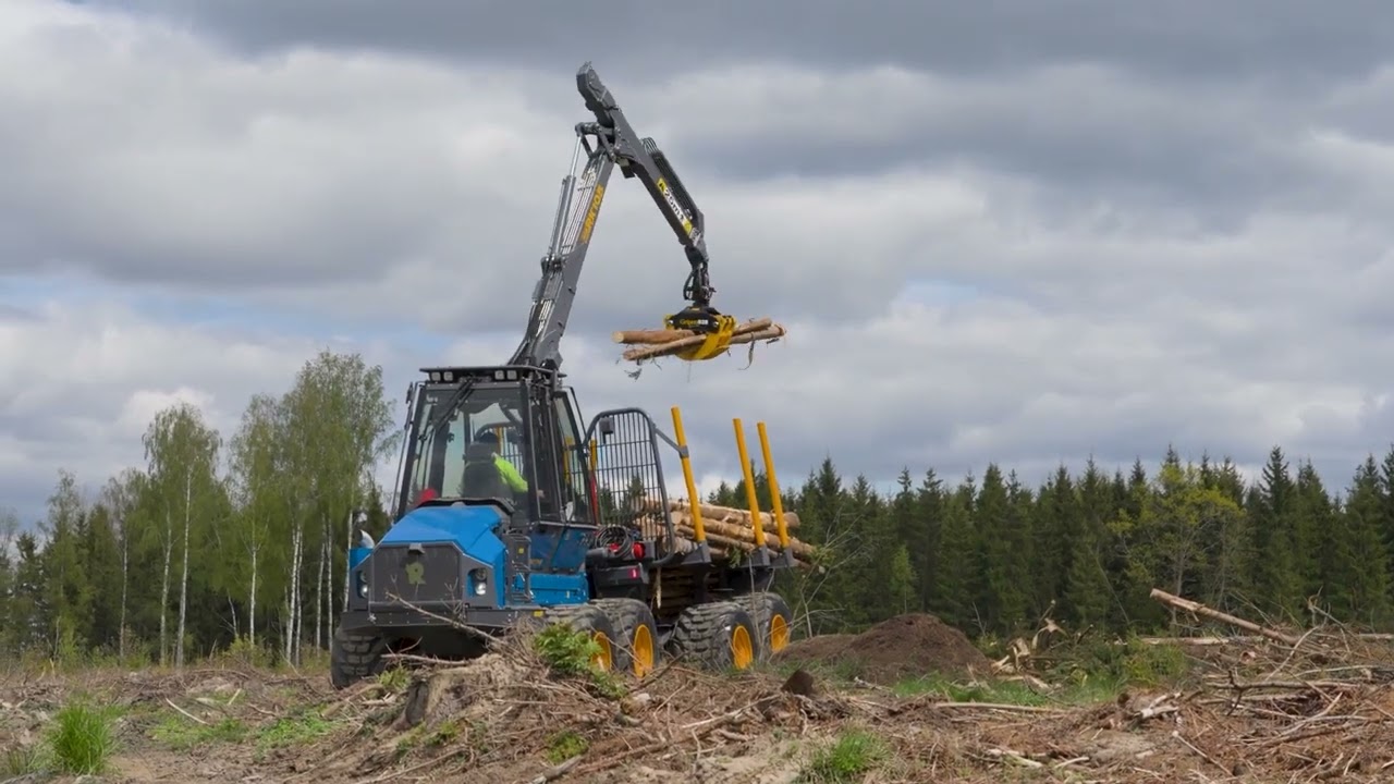 Rottne H8E harvester és F11E forwarder géppár