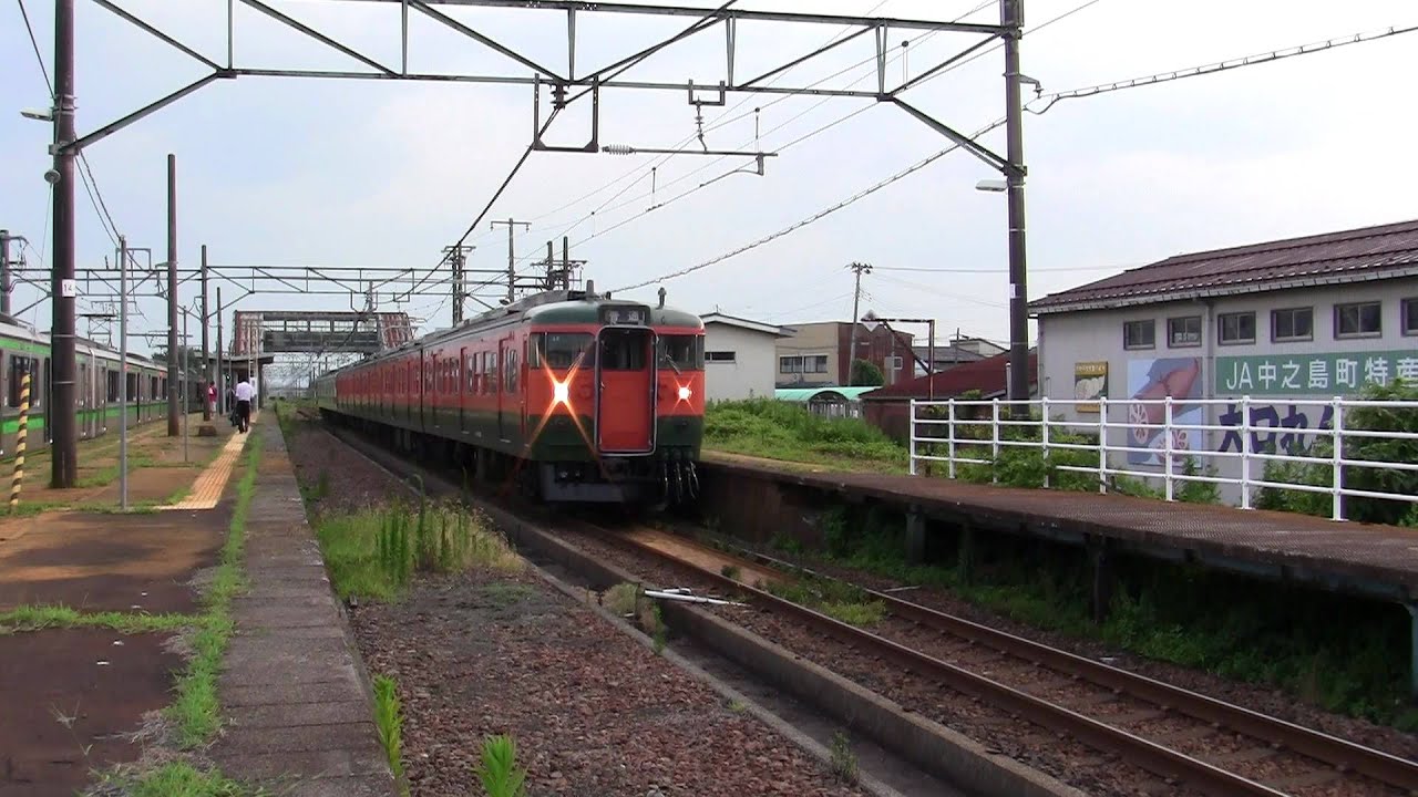 【115系湘南色！！】普通451M　押切駅到着~発車(HD)