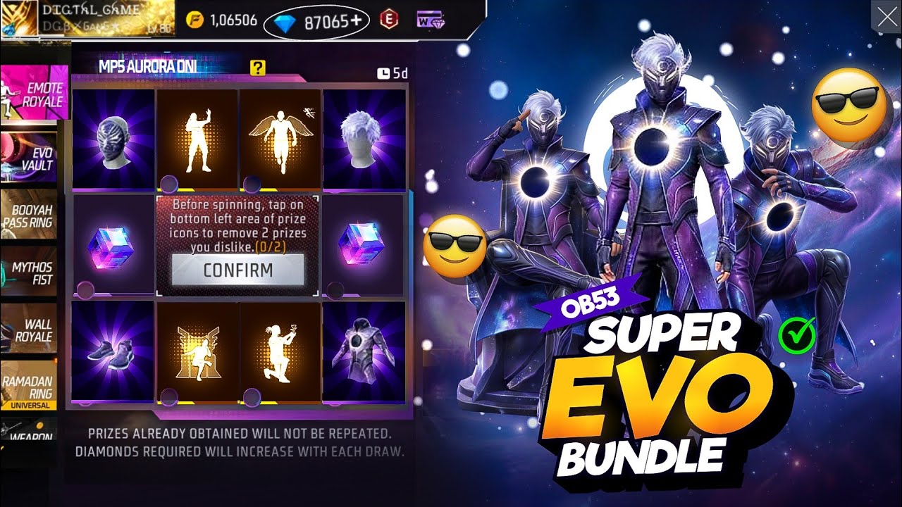 OB53 Update New Evo Bundle Free Fire 🔥🤯| Next Magic Cube Bundle | Free Fire New Event | ff new event