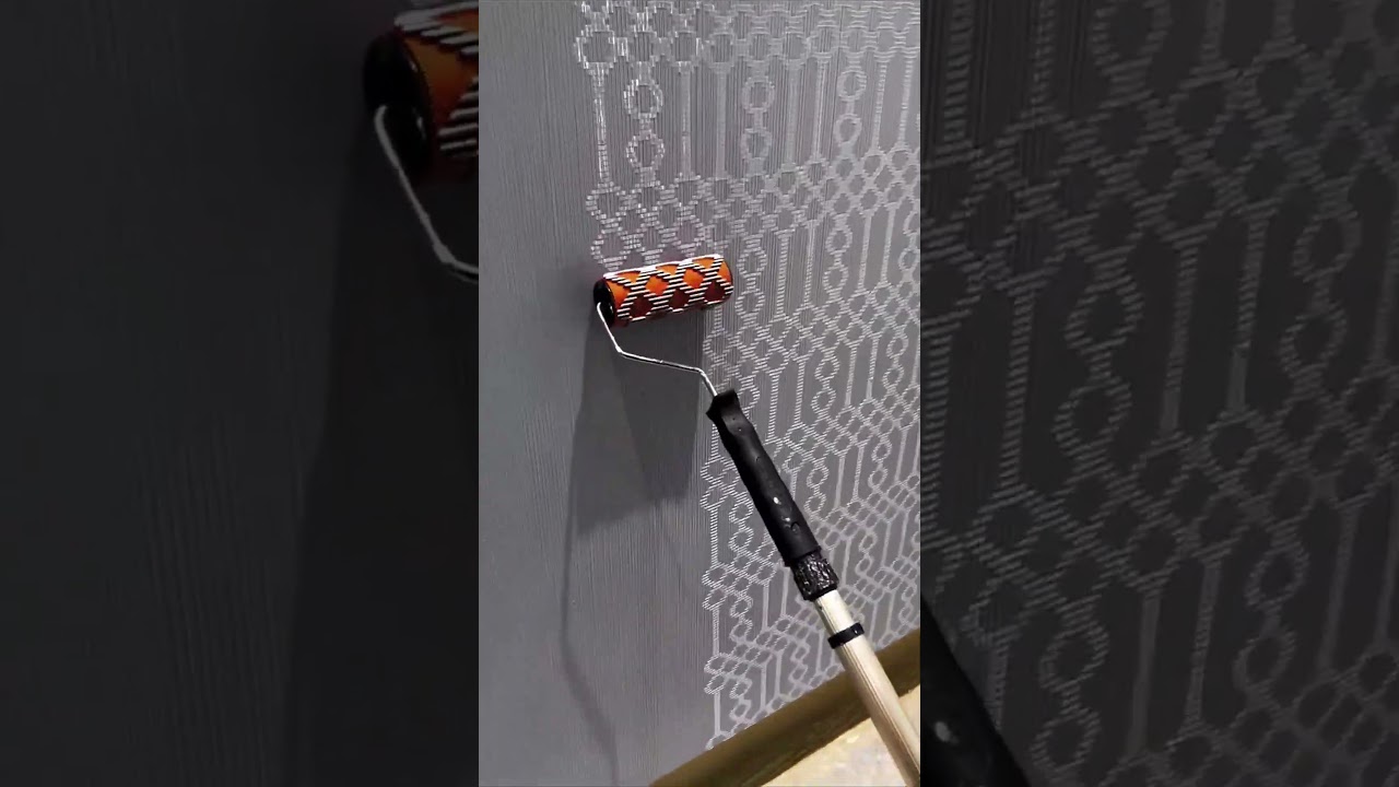 Roll pattern on wall paint- Good tools and machinery make work easy