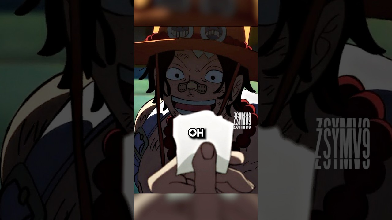 How Ace got his vivre card 📄 (OPedits) #onepiece #anime #opedits #ace #yamato #wano #peek