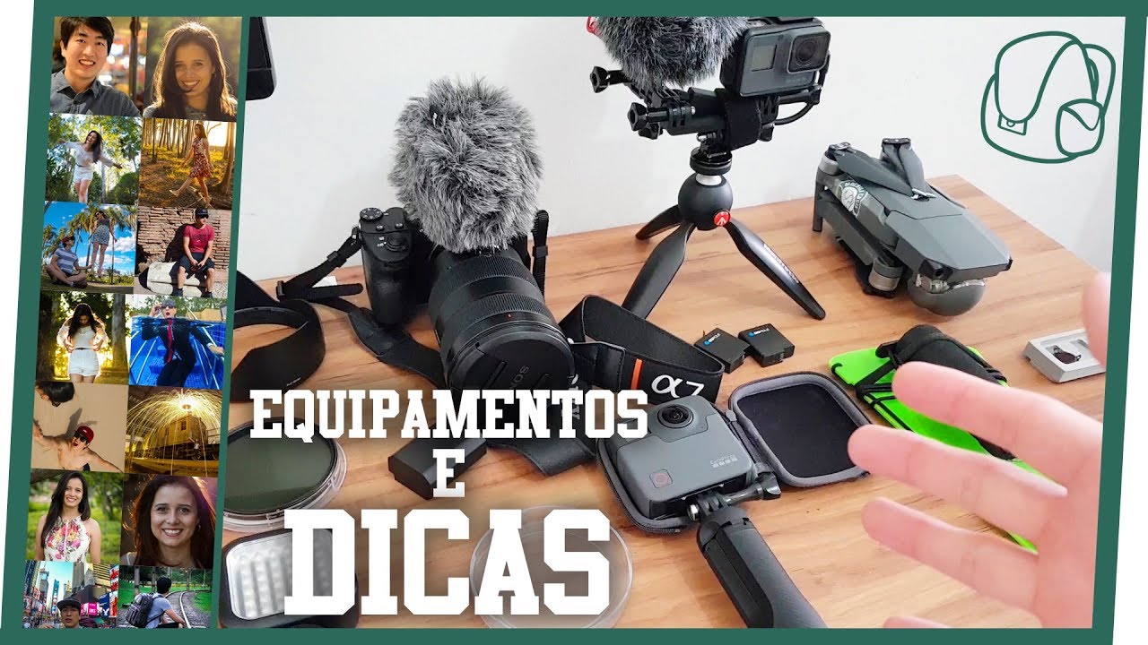 MEUS EQUIPAMENTOS e DICAS 2018 - Sony a7iii, Mavic, GoPro e etc...
