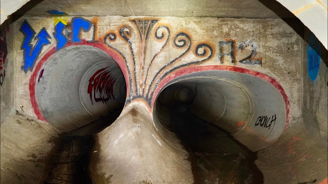 Exploring another storm drain off the mississippi river