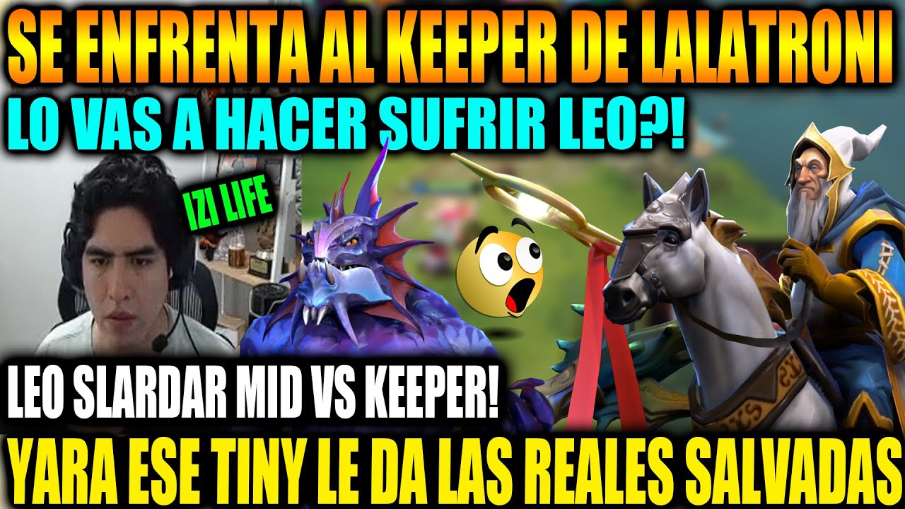 💥​LEOSTYLE CARREADAZO POR UN TINY, PARABA SALVANDOLE EL CVLO A CADA RATO |Dota2✅