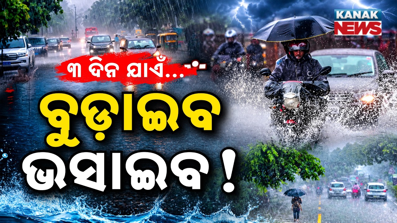 ଲଘୁଚାପର ଲାଲ୍ ଆଲର୍ଟ! | Special Report On Odisha Weather | Heavy Rain to Continue for 72 Hours