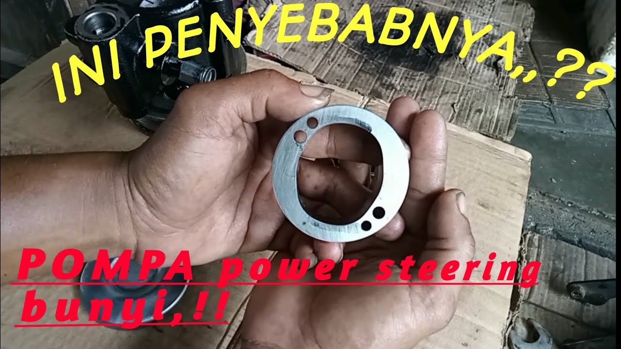 MEMPERBAIKI POMPA POWER STEERING,,?INI PENJELASAN INTINYA!!