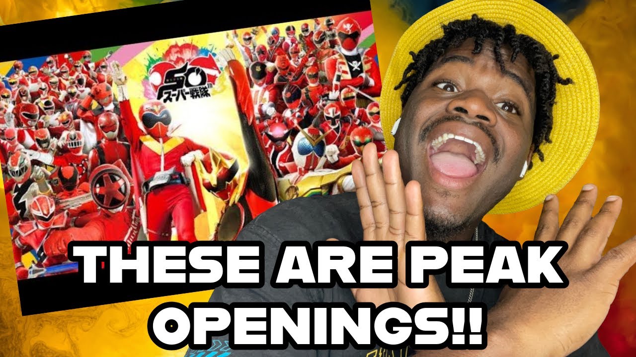 FIRST TIME REACTING to ALL SUPER SENTAI OPENINGS (1975-2025)!! #supersentai 