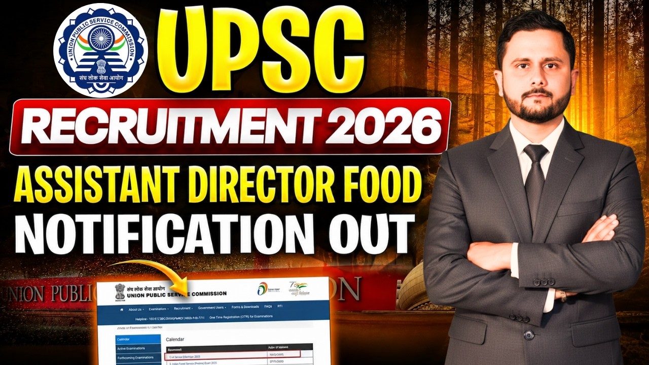 UPSC Assistant Director Food Recruitment 2026 Full Details: Eligibility, Salary, Selection Process