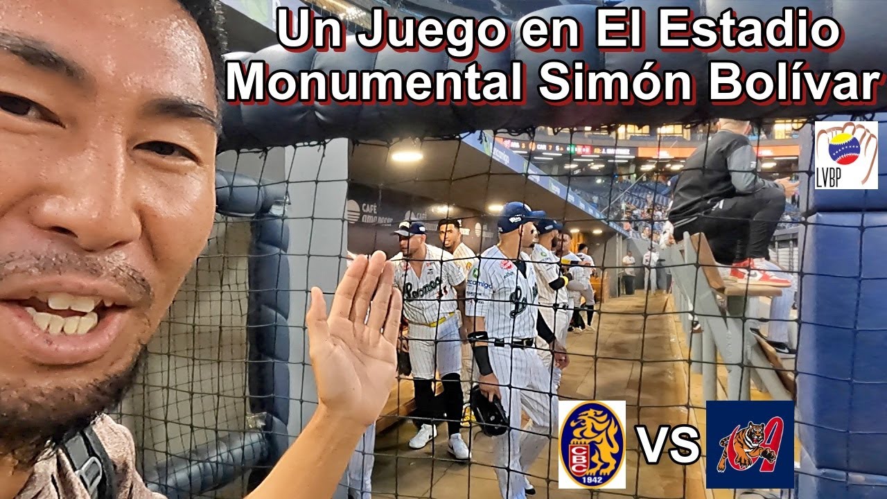 Un Juego: Leones del Caracas VS Tigres de Aragua LVBP Venezuela | ベネズエラ野球の試合
