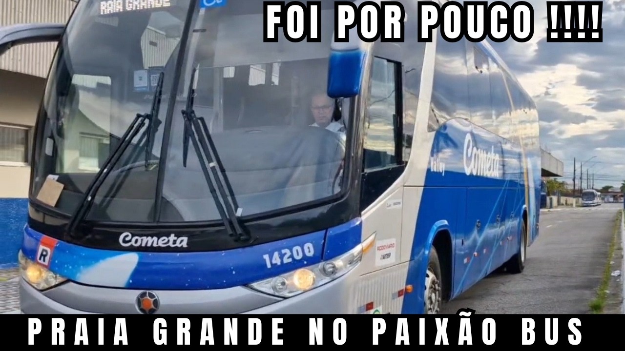 QUASE DEU RUIM !!!! PRAIA GRANDE NO PAIXÃO BUS E A MOVIMENTAÇÃO NO COMEÇO DE 2026