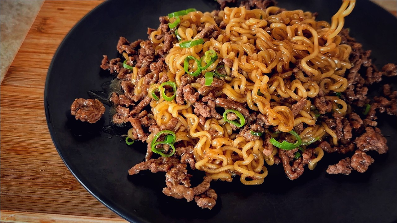 One-Pot Korean Ground Beef Ramen | Ready in 10 Minutes | All-Day Comfort Food