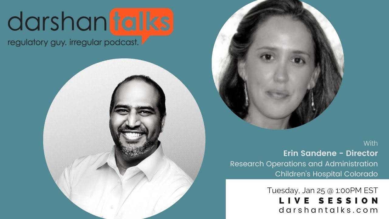Clinical Research with Erin Sandene  | Darshan Talks