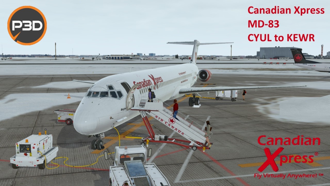 Leonardo MD-83 | Canadian Xpress | CYUL to KEWR