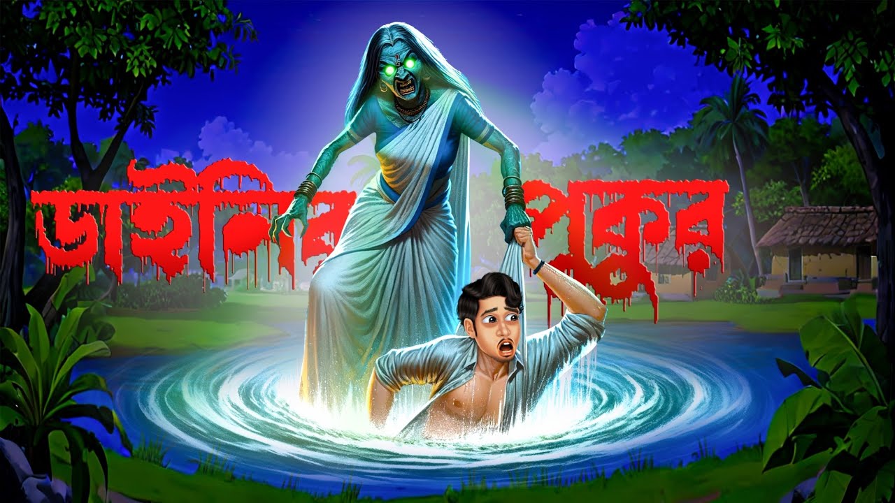 ডাইনির পুকুর  । Dainir Pukur । Bengali Horror Cartoon | Khirer Putul