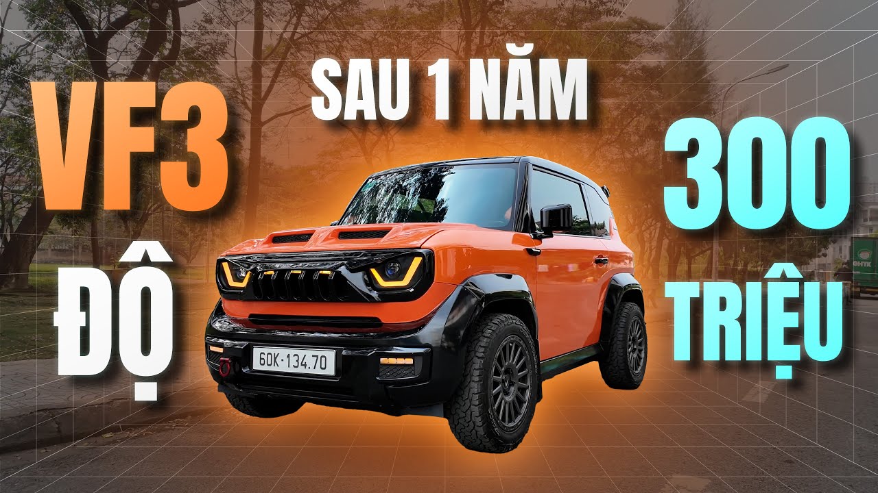 Vinfast VF3 Độ 300 Triệu Sau 1 Năm Sử Dụng - Ưu Nhược Điểm Quá Rõ Ràng? 