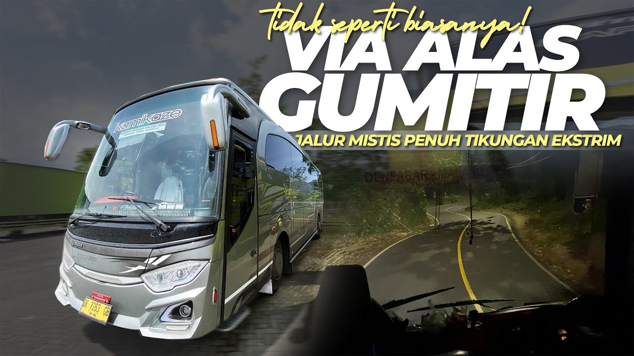 MENEGANGKAN, TERPAKSA LEWAT JALUR ANGKER ALAS GUMITIR EFEK MACET! Trip Purnayasa Denpasar-Malang #2