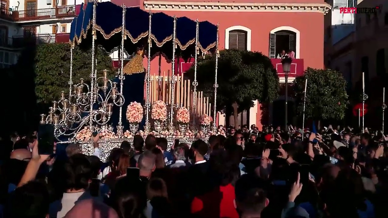 Palio de Nstr señora de los Dolores de San José Obrero en el santuario de los gitanos Sevilla 2023