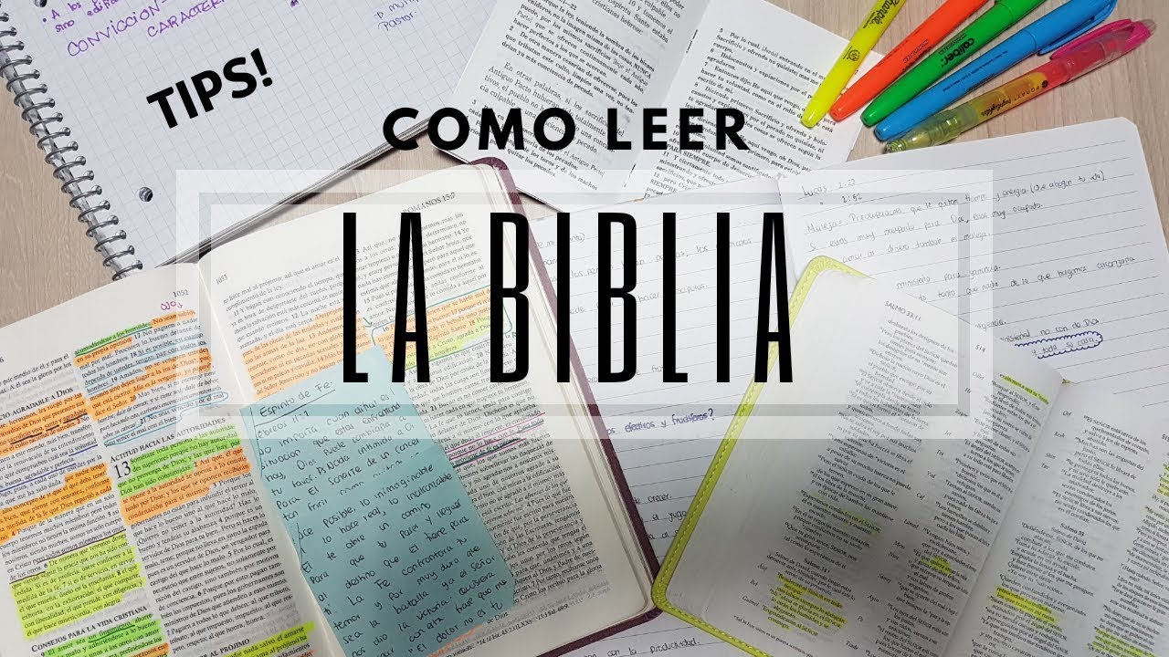COMO LEER LA BIBLIA, TIPS PARA HACERLO | Valentina Gutierrez de P