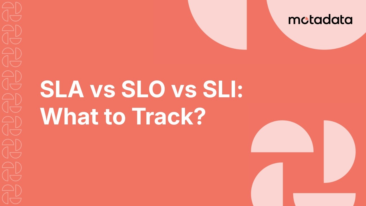SLA vs SLO vs SLI Explained: What Should You Track?