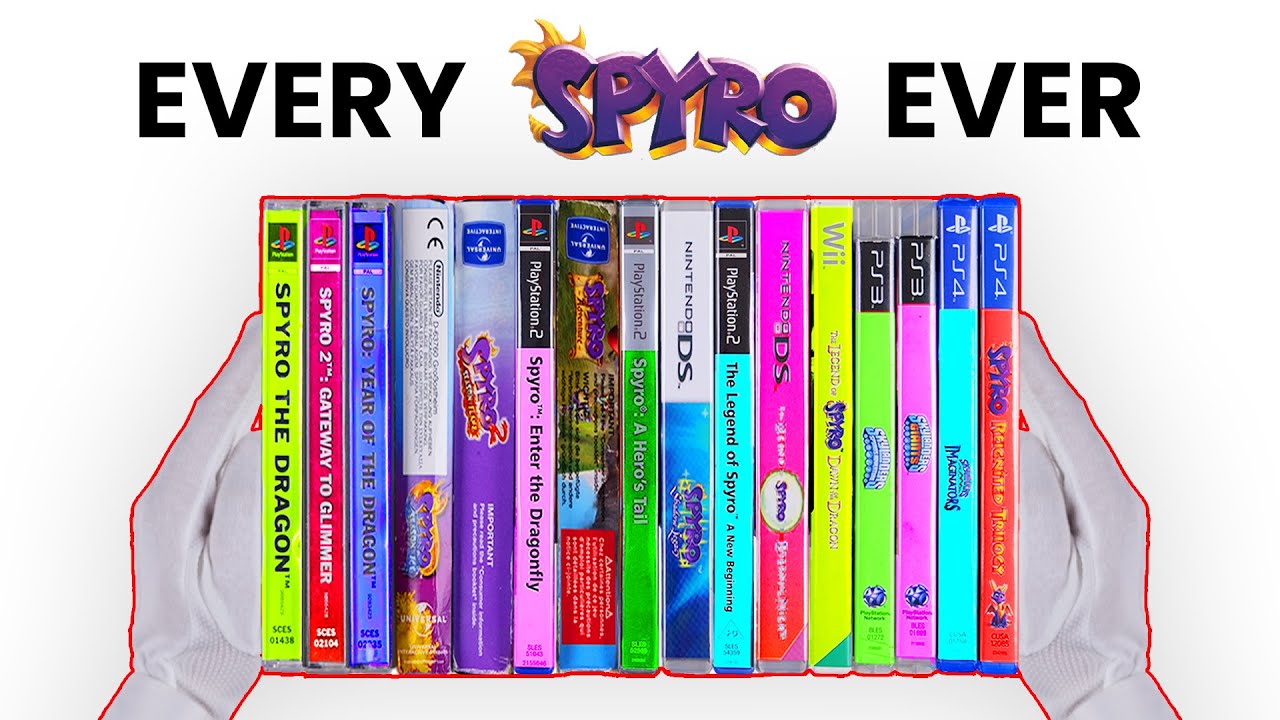 Unboxing Every Spyro Game Ever (1998-2023)