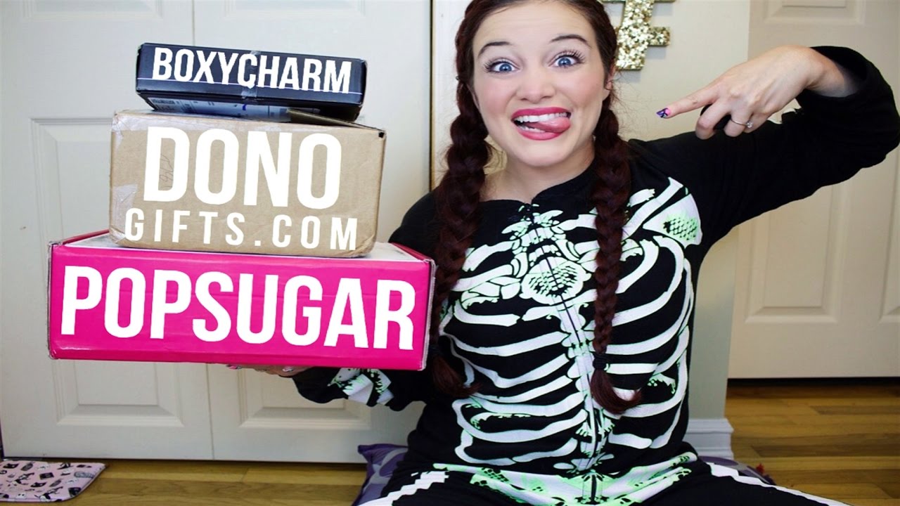 HUGE UNBOXING | OCTOBER 2016 | POPSUGAR MUST HAVE. BOXYCHARM. IPSY. DONO GIFTS.
