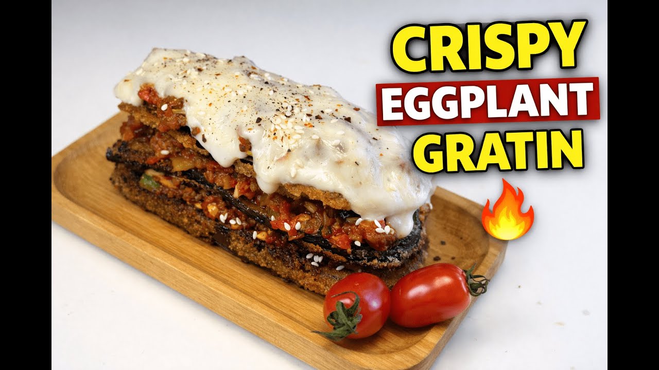 Crispy Eggplant Gratin 🔥 | The Ultimate Cheesy Eggplant Recipe