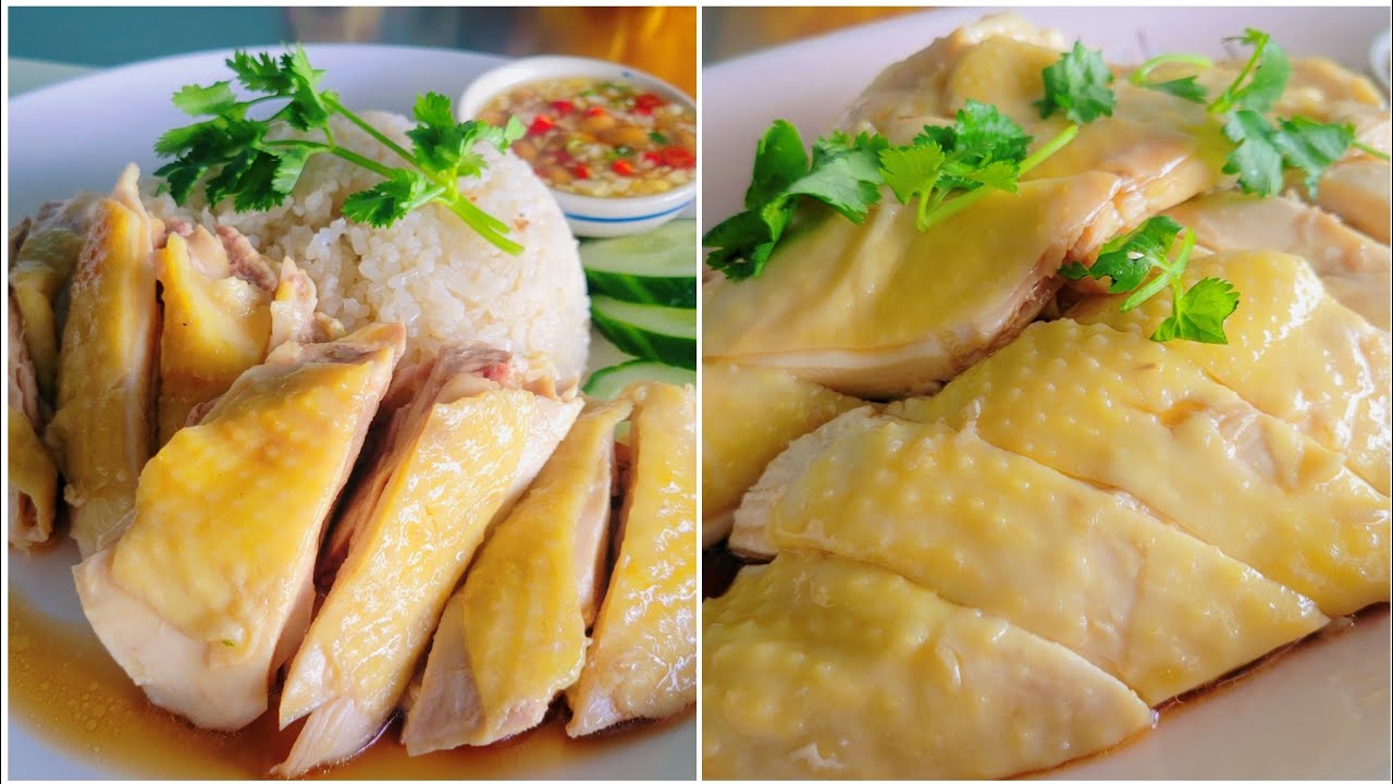 แค่รู้เทคนิคนี้ ทำไก่นุ่มชุ่มฉ่ำ กลิ่นหอม ไม่คาว ข้าวมันไก่เม็ดร่วนสวย เสริฟคู่น้ำซอส น้ำจิ้มครบรส