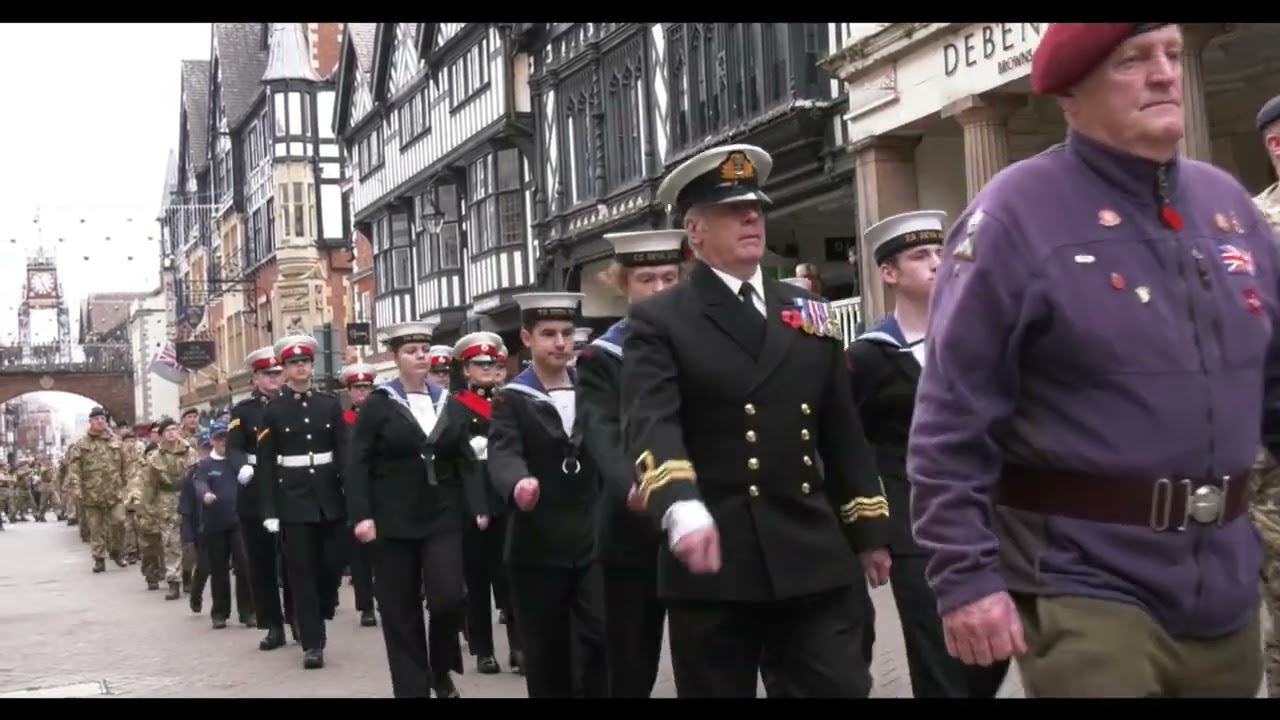 Remembrance Sunday Parade 2024 in Chester