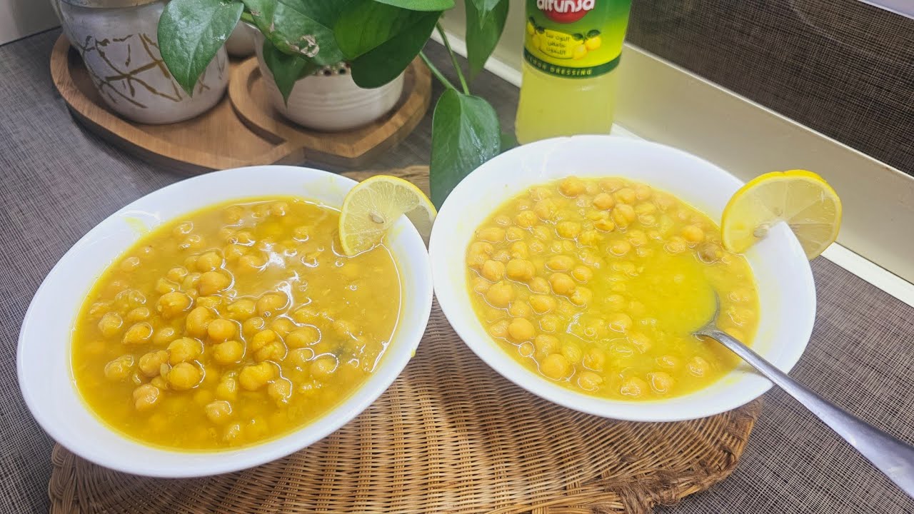 من حمص الحصة سويت اطيب لبلبي ذايب مثل السوك وضميت منه حمص للمركات