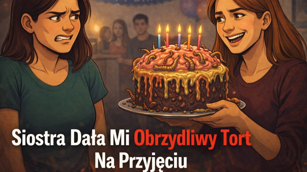 (PEŁNA HISTORIA) Siostra Dała Mi Obrzydliwy Tort Na Przyjęciu😱