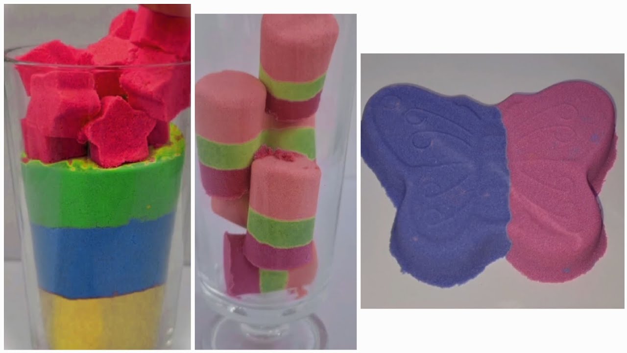 Very Satisfying and Relaxing Compilation #14 kinetic sand ASMR