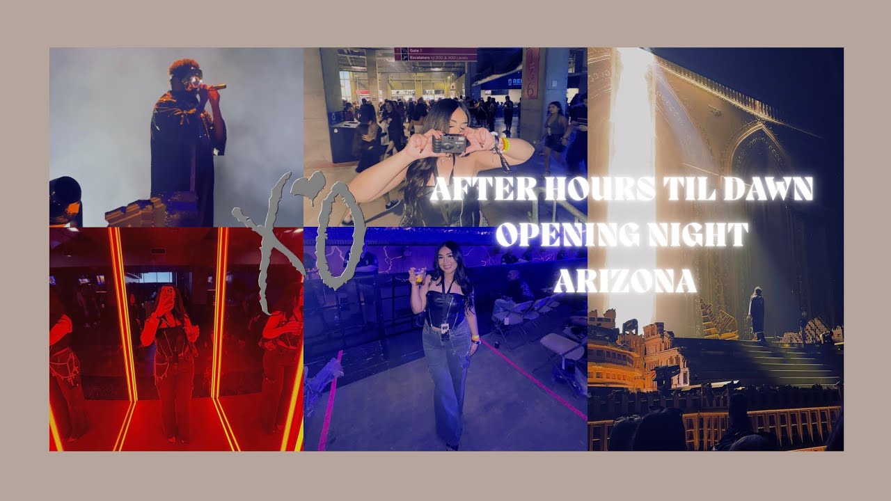 The Weeknd After Hours Til Dawn Tour VIP Experience Arizona | Vlog 2025